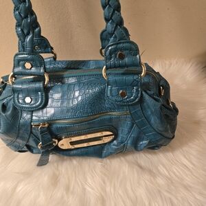 Rare Guess Croc-Pattern Shoulder Bag